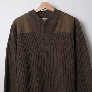 L.L.Bean Men's Commando Sweater Henley